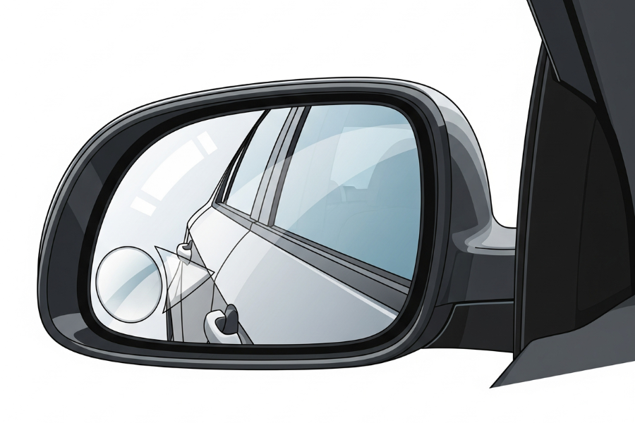 See What You’ve Been Missing Through Blind Spot Mirrors